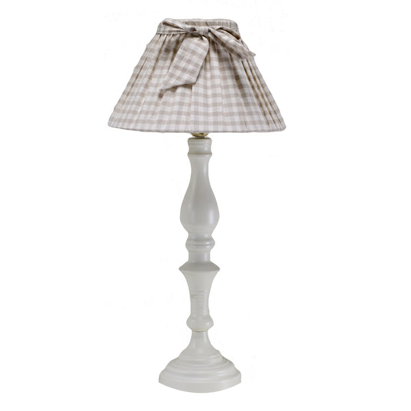 acquista Lampada in metallo con cappello quadretti cm 30xh60