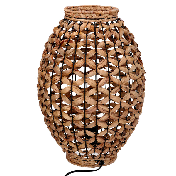 Lampada in rattan naturale con attacco cm ø31xh44,5 online