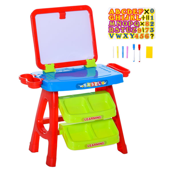 Lavagna Magnetica Banco 3 in 1 per Bambini con Accessori