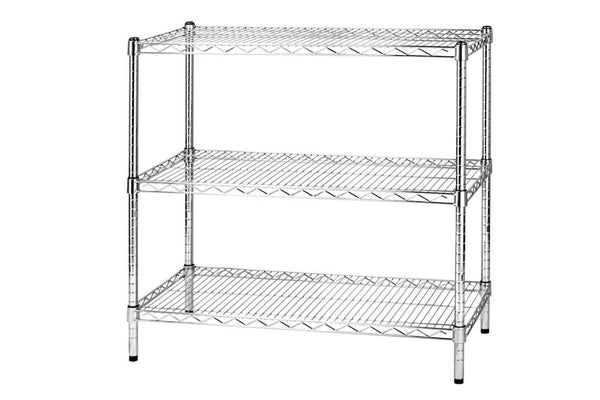 Scaffale 3 Ripiani 90x45x90 cm in Metallo Cromato Tosini sconto