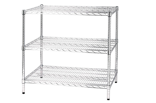 sconto Scaffale 3 Ripiani 90x60x90 cm in Metallo Cromato Tosini