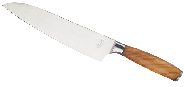 Coltello Cuoco 34,5 cm con Manico in Legno di Olivo prezzo