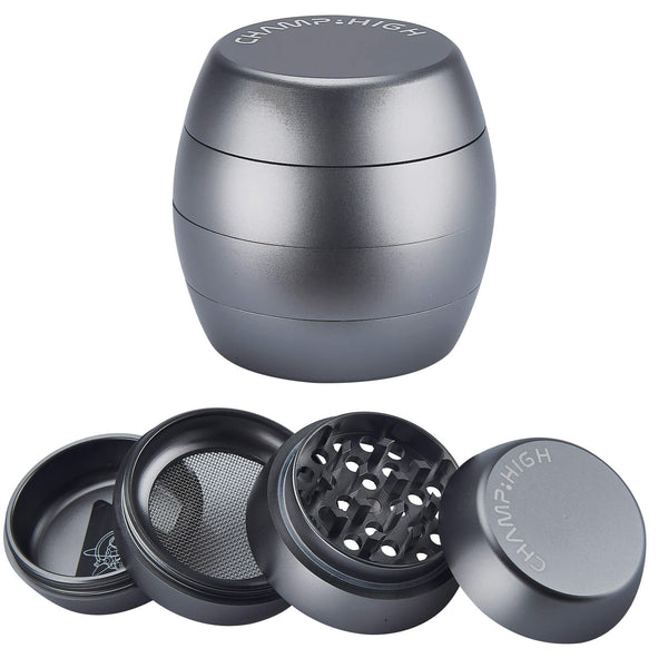 sconto Grinder Ø40 mm 4 Livelli per Spezie Erbe e Tabacco Argento