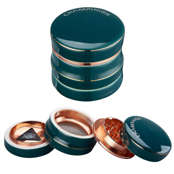 Grinder Ø63 mm 4 Livelli per Spezie Erbe e Tabacco in Porcellana Verde online