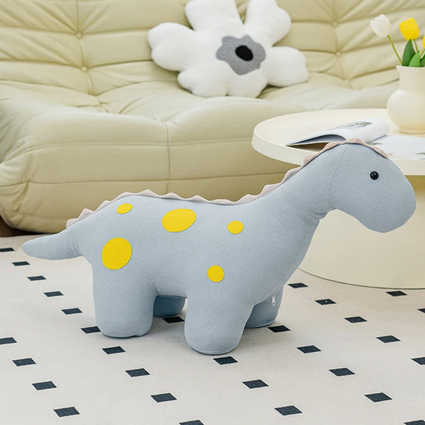 prezzo Sedia Poltrona per Bambini a Forma di Dinosauro 90x30x50 cm con Seduta Morbida Grigio