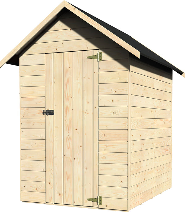 Casetta Box da Giardino per Attrezzi 1,49x1,82m con Pavimento in Legno Abete 12mm Ambeal sconto