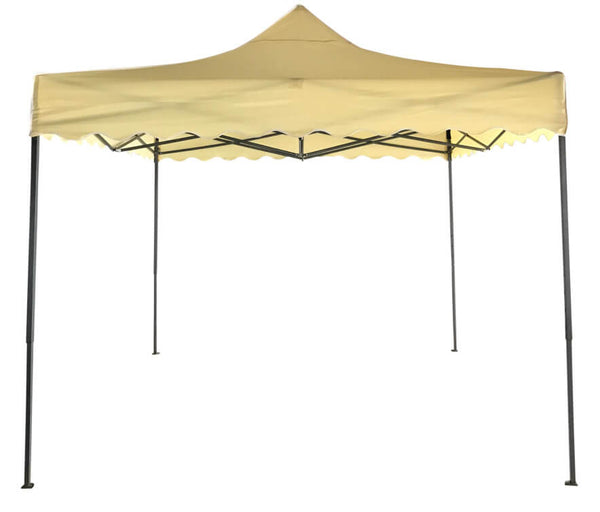 Gazebo da Giardino Pieghevole 3x3m in Acciaio e Tessuto Oxford Beige prezzo