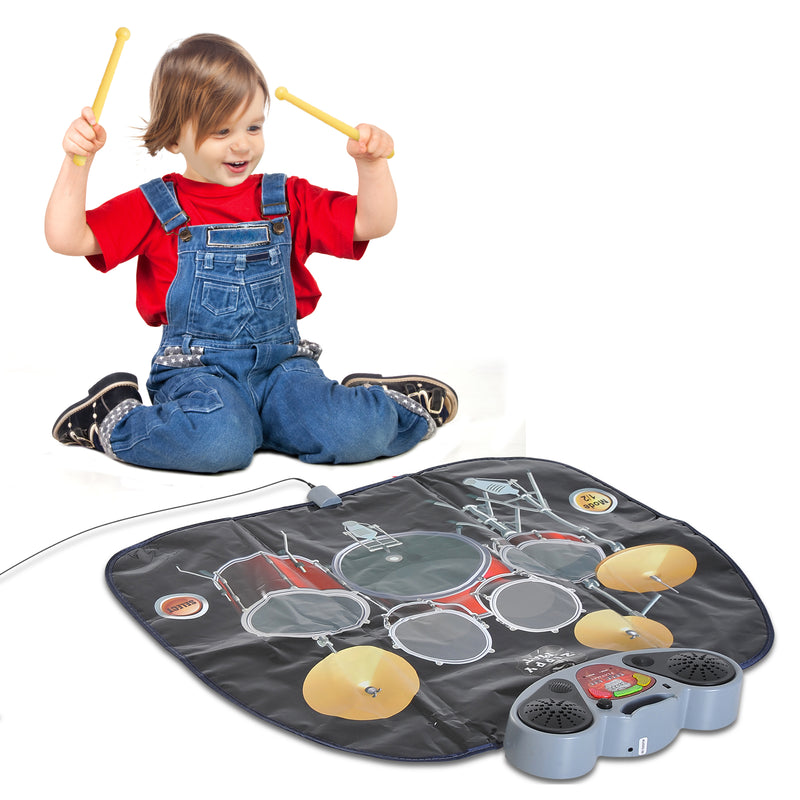 Tappeto Gioco Musicale per Bambini con Bacchette e Microfono -2