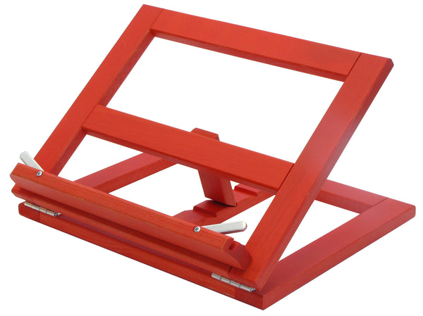 prezzo Leggio Pieghevole 27x33x21 cmi in Legno Rosso