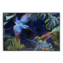 Quadro dipinto colibrì cm 92x62x4,5-1