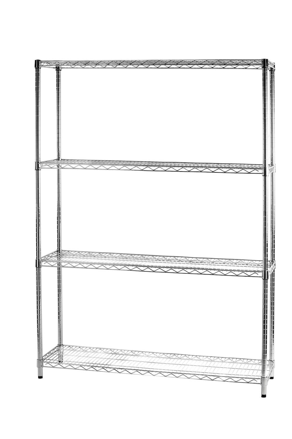 Scaffale 4 Ripiani 121x35x168 cm in Metallo Cromato Tosini – acquista su  Giordano Shop