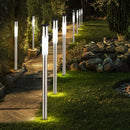 Set 4 Lampade da Giardino Segnapasso H70 1W con Pannello Solare-2