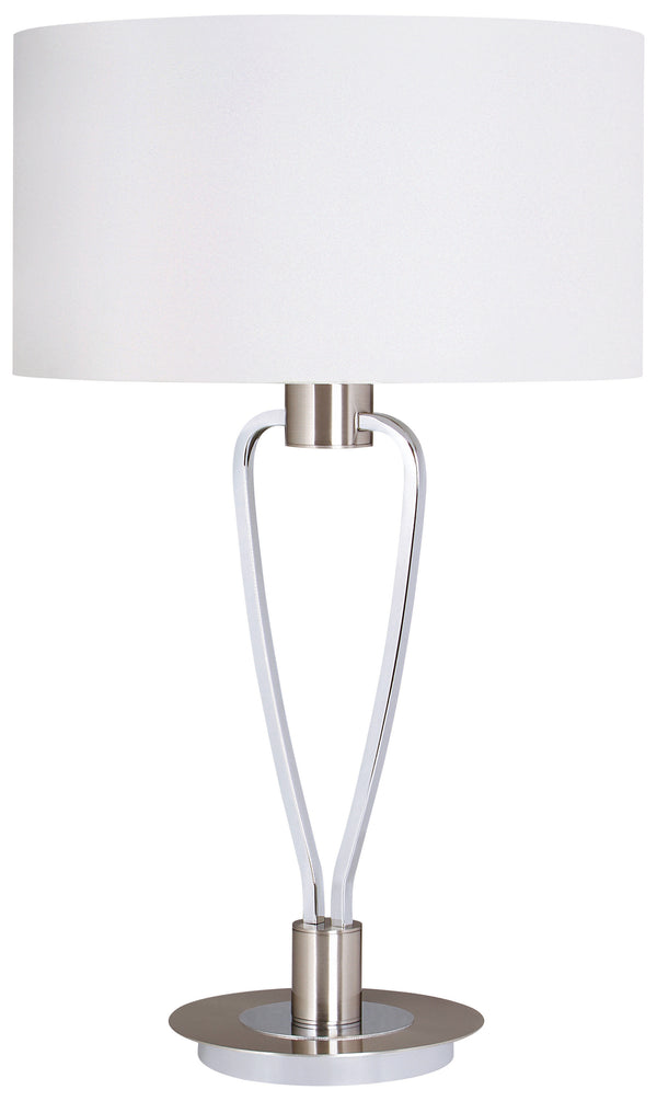 Lampada tavolo da Interno  E27 in Metallo Nickel Opaco sconto