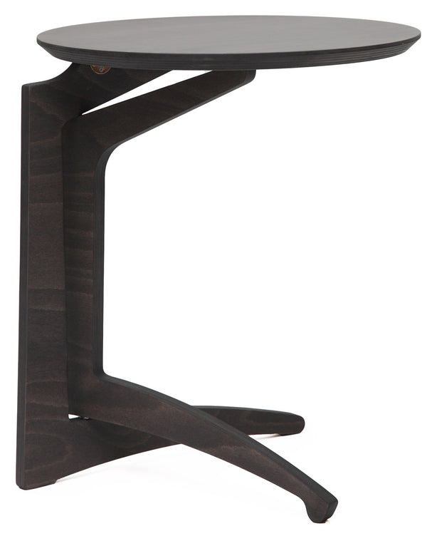 Tavolino Pieghevole da Salotto Ø43x51 cm in Legno Grigio Scuro online