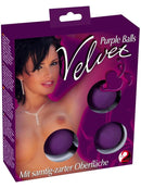 Velvet - 3 Palline  Viola-2