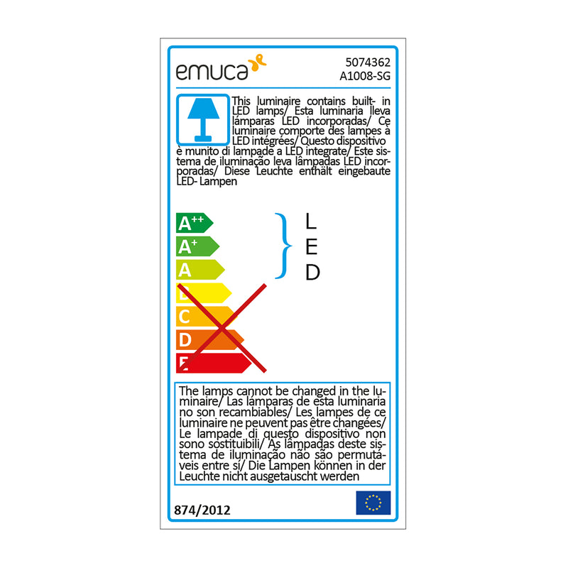 Barra Appendiabili per Armadio a Batteria 85,8-100,8 cm con LED Bianco Naturale e Sensore di Movimento Emuca-9