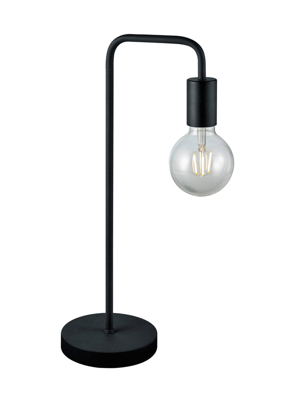 Lampada tavolo da Interno  E27 in Metallo Nero Opaco sconto