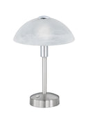 Lampada tavolo da Interno a LED in Metallo Nickel Opaco-1