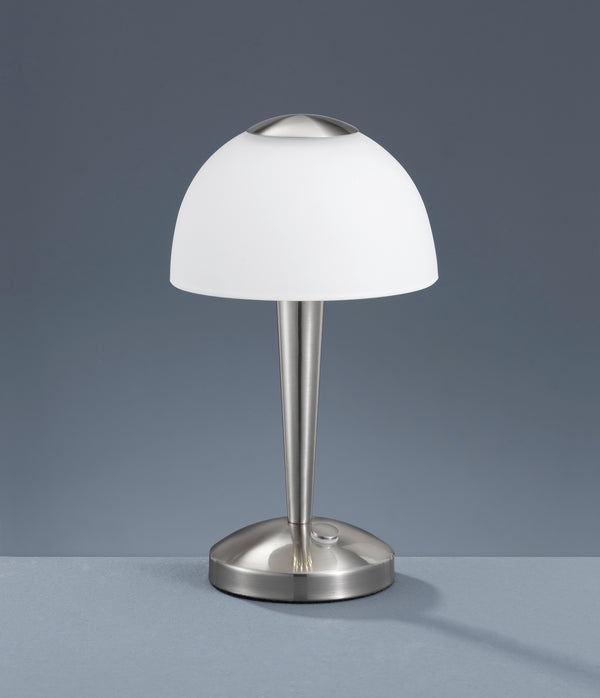 Lampada tavolo da Interno a LED in Metallo Nickel Opaco online