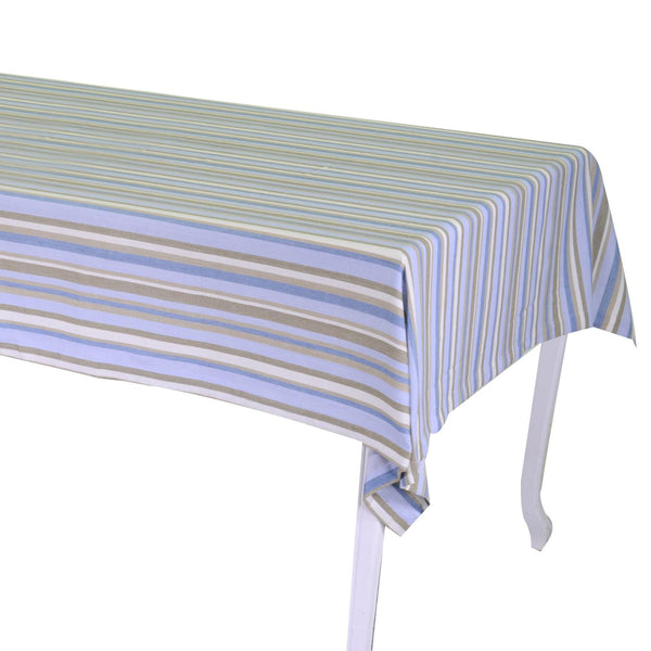 Tovaglia Rettangolare 140x180 cm in Cotone 180 GSM Stripe Avio prezzo