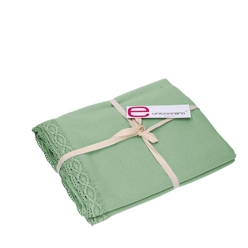 Tovaglia Quadrata 140x140 cm in Cotone 180 GSM Amelie Verde Acqua –  acquista su Giordano Shop