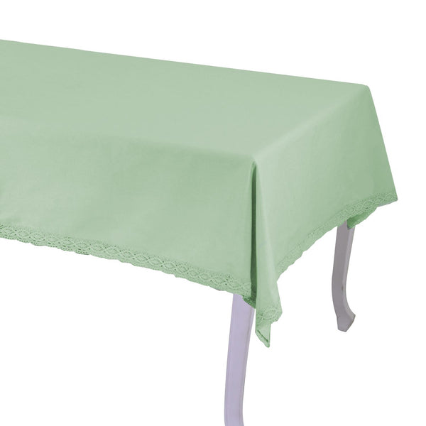 Tovaglia Rettangolare 140x180 cm in Cotone 180 GSM Amelie Verde Acqua prezzo