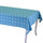 Tovaglia Rettangolare 140x240 cm in Cotone 180 GSM Pop Pois Blu Petrolio