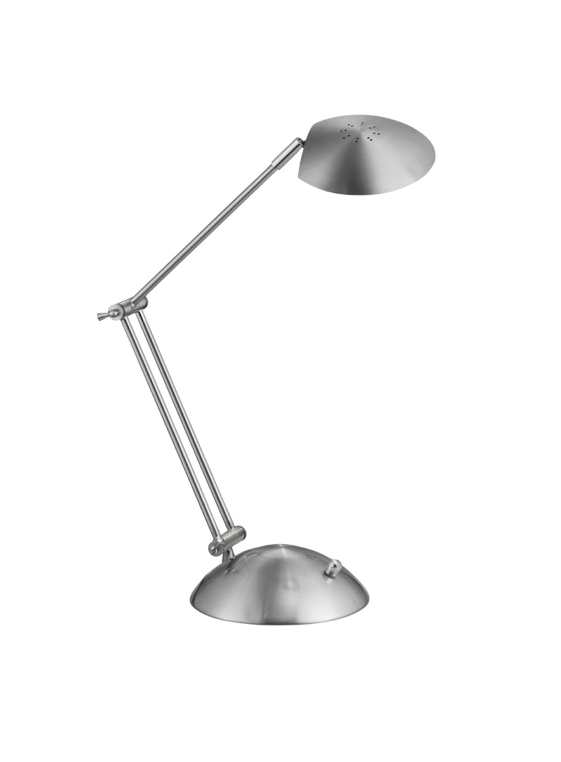 Lampada tavolo da Interno a LED in Metallo Nickel Opaco-1