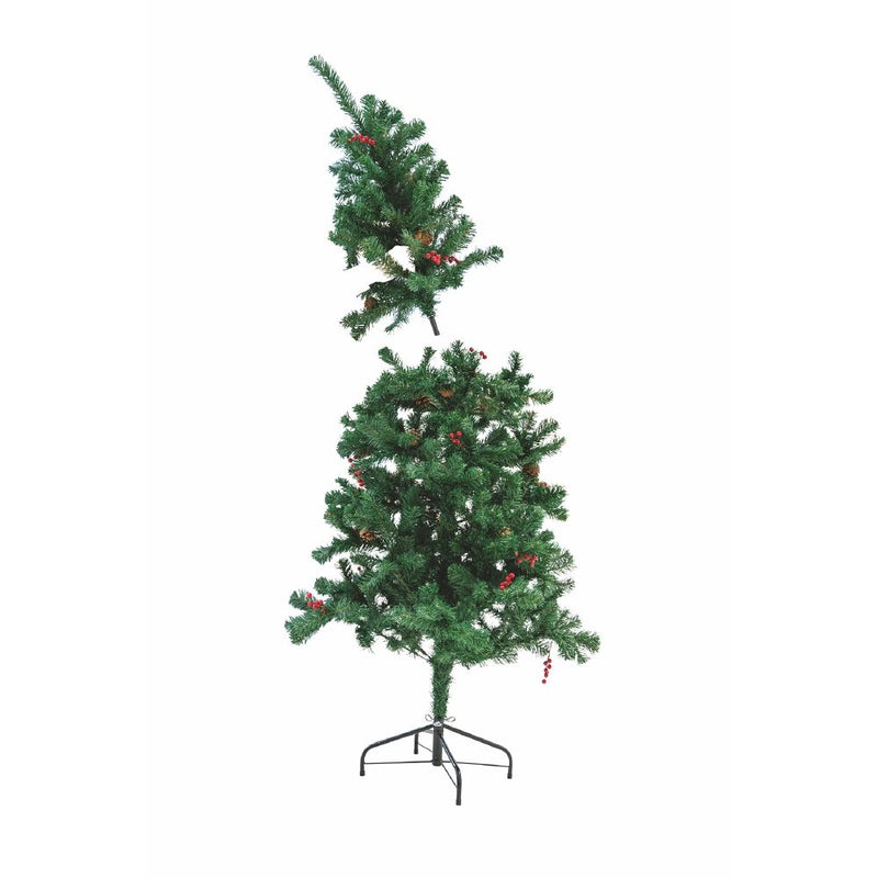 Albero di Natale Artificiale H150 cm 360 Rami Sestriere Verde-6