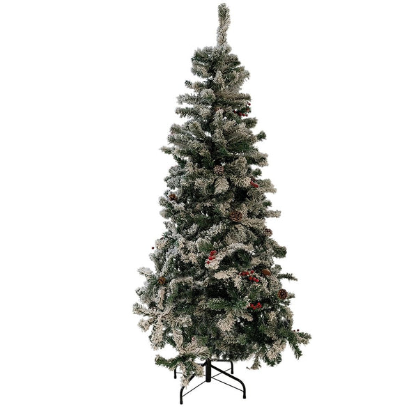 Albero di Natale Artificiale H180 cm 500 Rami Sestriere Verde sconto