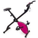 Cyclette Magnetica Pieghevole con Display Kooper  Nero e Fucsia-1