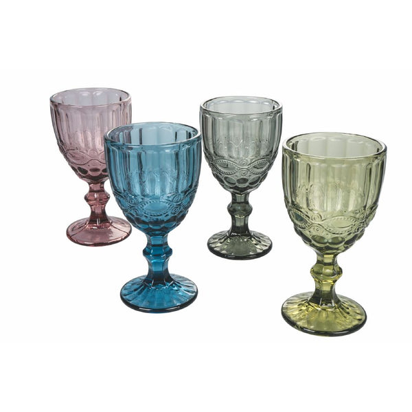 Set 4 Calici Nobilis in Vetro VdE Tivoli 1996 4 Colori Differenti – acquista  su Giordano Shop