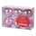 Set 6 Palle di Natale Ø6 cm in Plastica Rosa