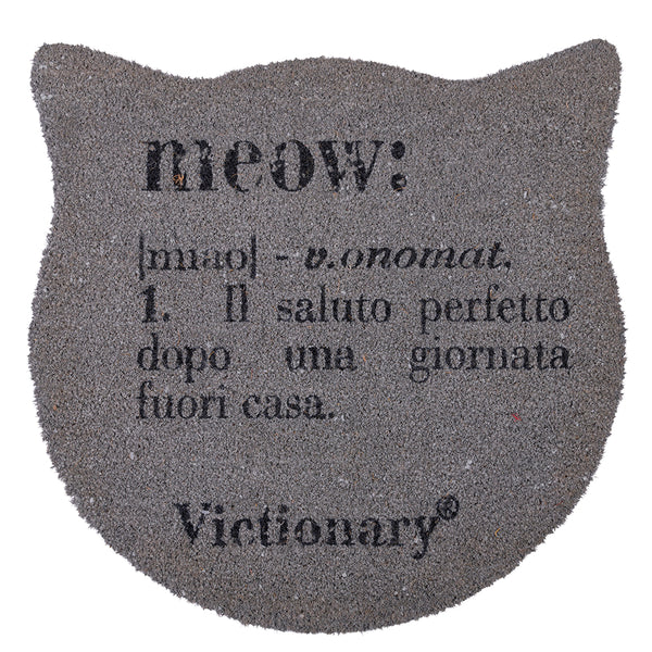 Zerbino "meow" 70x1,5x40 cm in Cocco e PVC VdE Tivoli 1996 prezzo