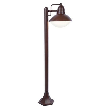 sconto Lampada Palo da Giardino E27 60W in Alluminio Sovil Corten