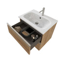 Mobile Bagno Sospeso 60 cm Lavabo e Specchio Bonussi Fenice Rovere Farnia-3