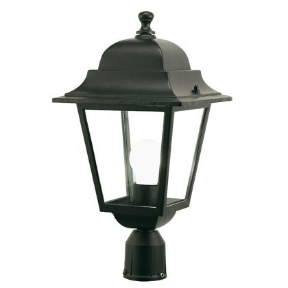 acquista Lampada Testa Palo da Giardino E27 60W in Alluminio Sovil Nero