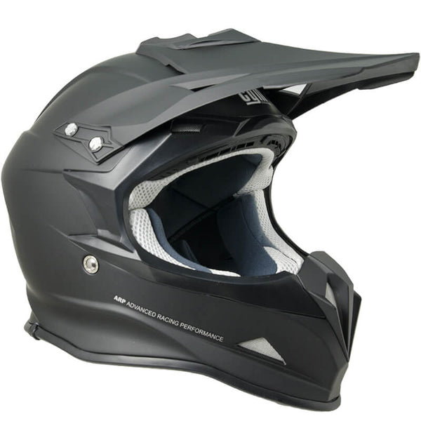 Casco Integrale per Moto Cross con Frontino CGM Ground 601A Nero Opaco prezzo