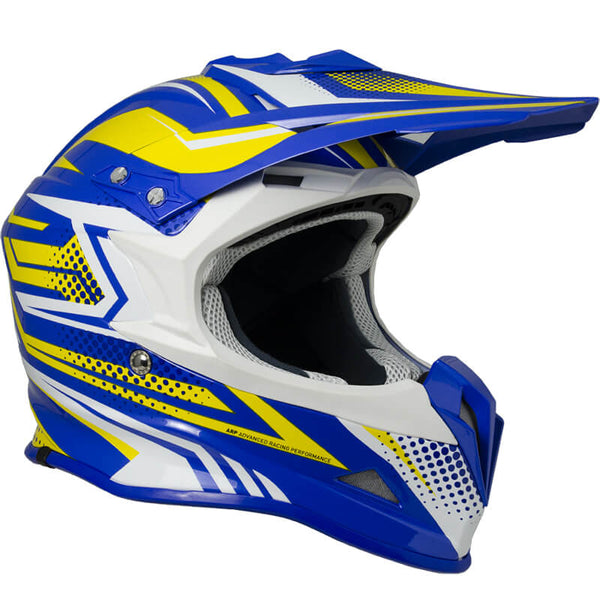 sconto Casco Integrale per Moto Cross con Frontino CGM Freeway 601S Giallo