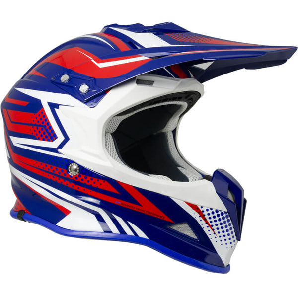 Casco Integrale per Moto Cross con Frontino CGM Freeway 601S Rosso online