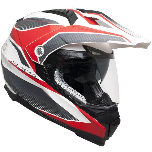 prezzo Casco Integrale per Moto Cross con Frontino CGM Forward 606G Rosso Opaco