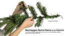 Albero di Natale Artificiale Adami Monte Bianco Verde Innevato Altezza 270 cm-5
