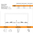 Porta Parete Doccia 2 Ante Scorrevoli in Cristallo Trasparente 6mm H195 Bonussi Vivian Varie Misure-3