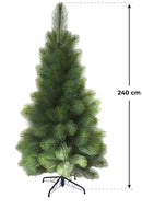 Albero di Natale Artificiale 240 cm 135 Rami Adami Grivola Verde-5