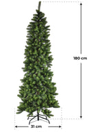 Albero di Natale Artificiale 180 cm 524 Rami Adami Monte Amiata Verde-5