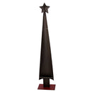 Albero metallo con strisce bianche rosso cm 14x9xh67,5-3