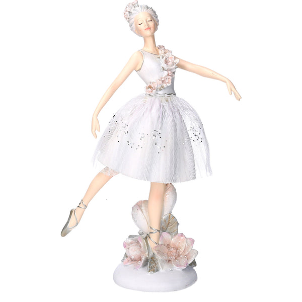 prezzo Statua in Resina ballerina bianco cm 17,7x9,5xh27,2