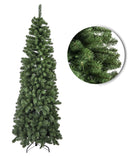 Albero di Natale Artificiale 1217 rami cm Ø84xh240 monte Vettore slim verde-1