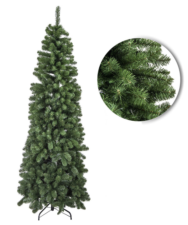 Albero di Natale Artificiale 1217 rami cm Ø84xh240 monte Vettore slim verde acquista