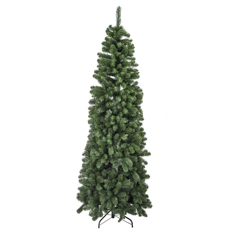 Albero di Natale Artificiale 1217 rami cm Ø84xh240 monte Vettore slim verde-2